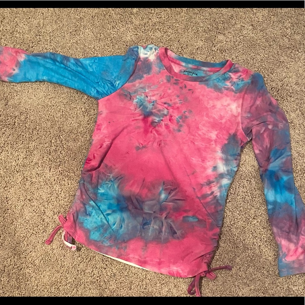Kidtopia Long sleeve tie-dye tee